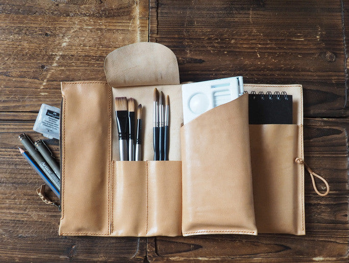 Leather Sketchbook Cover #Black US$194 (Free Shipping)