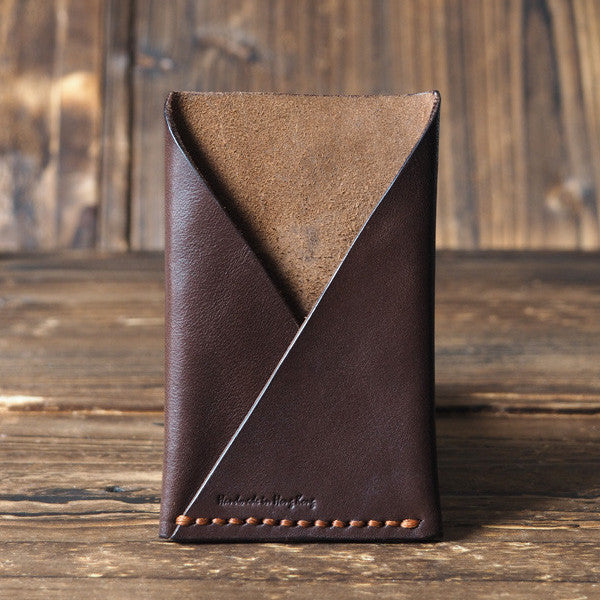 Leather Card Holder #Dark Brown US$24 (Free Shipping)