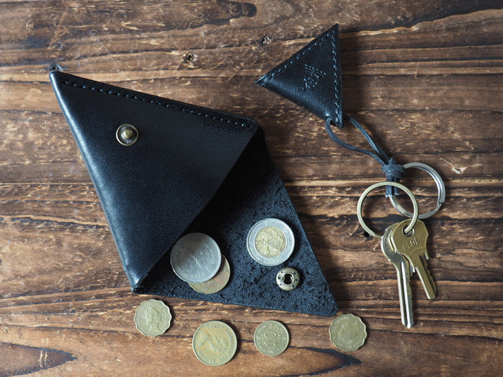 Triangle Coin Purse,leather Coin Pouch,leather Coin Purse,small Change Purse,mini  Coin Purse,coin Wallet Women,minimalist Coin Purse - Etsy